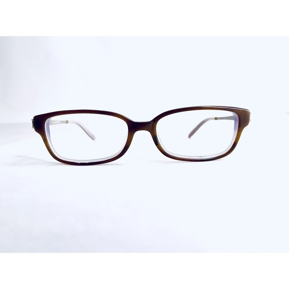 Kate Spade NY Brown Rectangular Eyeglasses Gold Temples Miranda 0ERL 49 16 135
